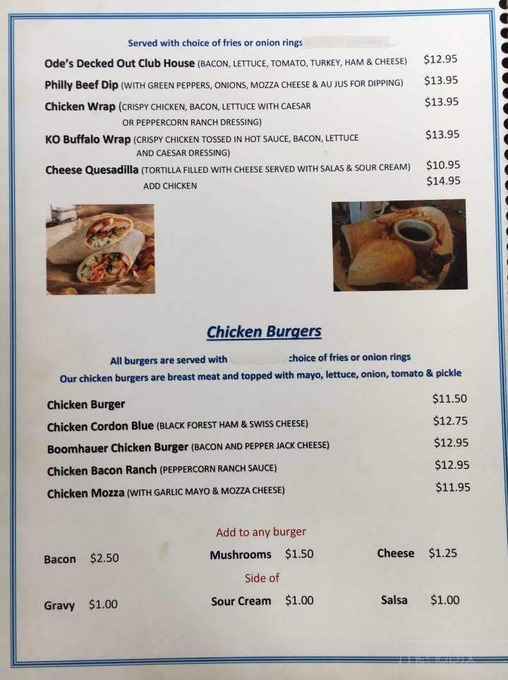 Strawberry Junction - Kinuso, AB menu_pic