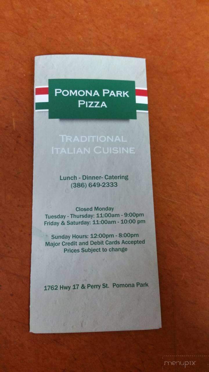 Pomona Park Pizza & Sub - Pomona Park, FL