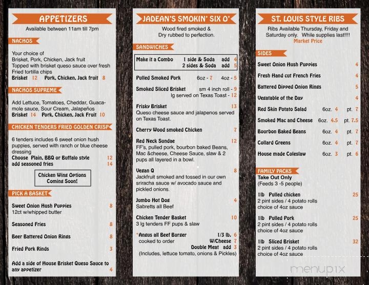 Jadeans Smokin Six O - Richmond, VA menu_pic