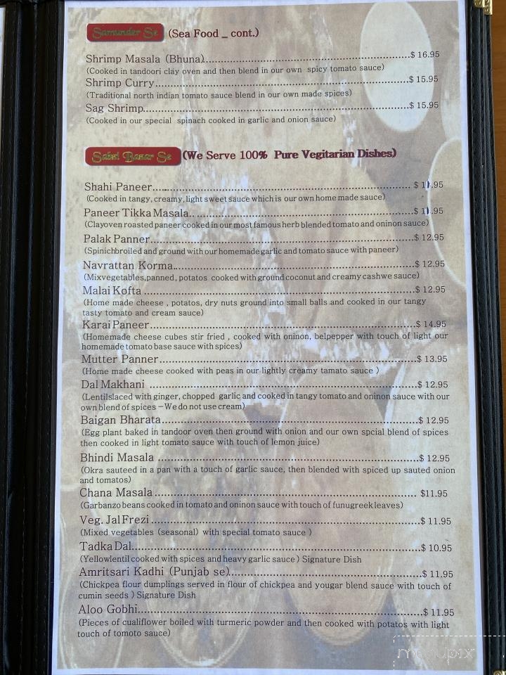 Great Indian Restaurant - Union City, CA menu_pic