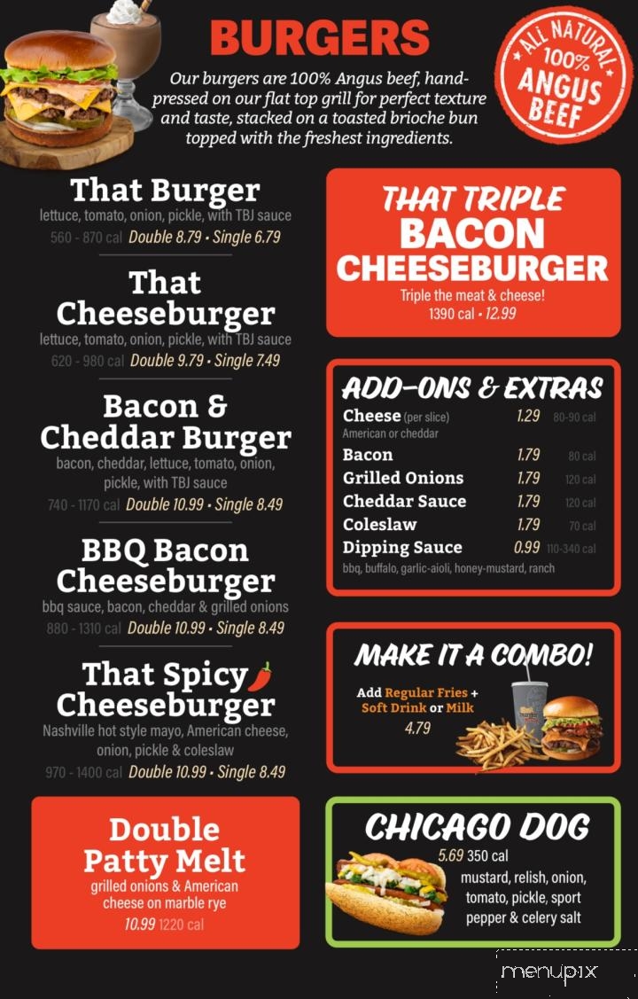 That Burger Joint - Naperville, IL menu_pic