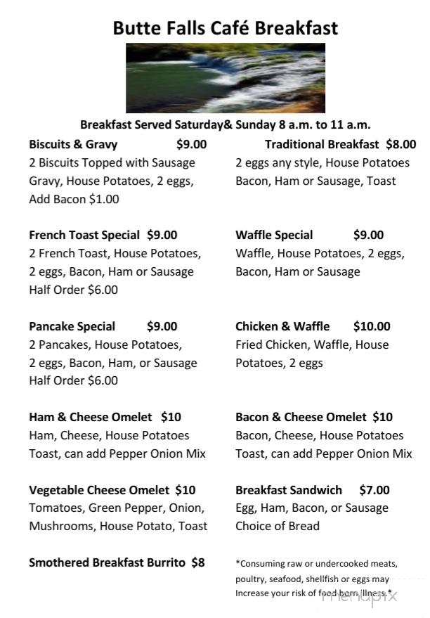 Butte Falls Cafe - Butte Falls, OR