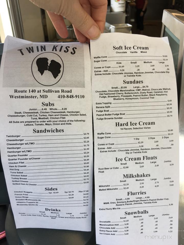 Twin Kiss Carry Out - Westminster, MD