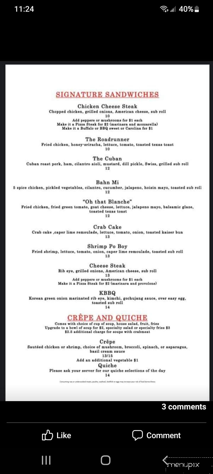 The Red Moose - St Marys, GA menu_pic