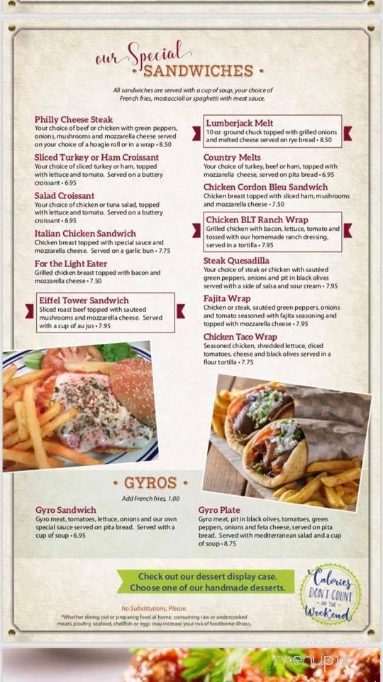 Country Junction - Freeport, IL menu_pic