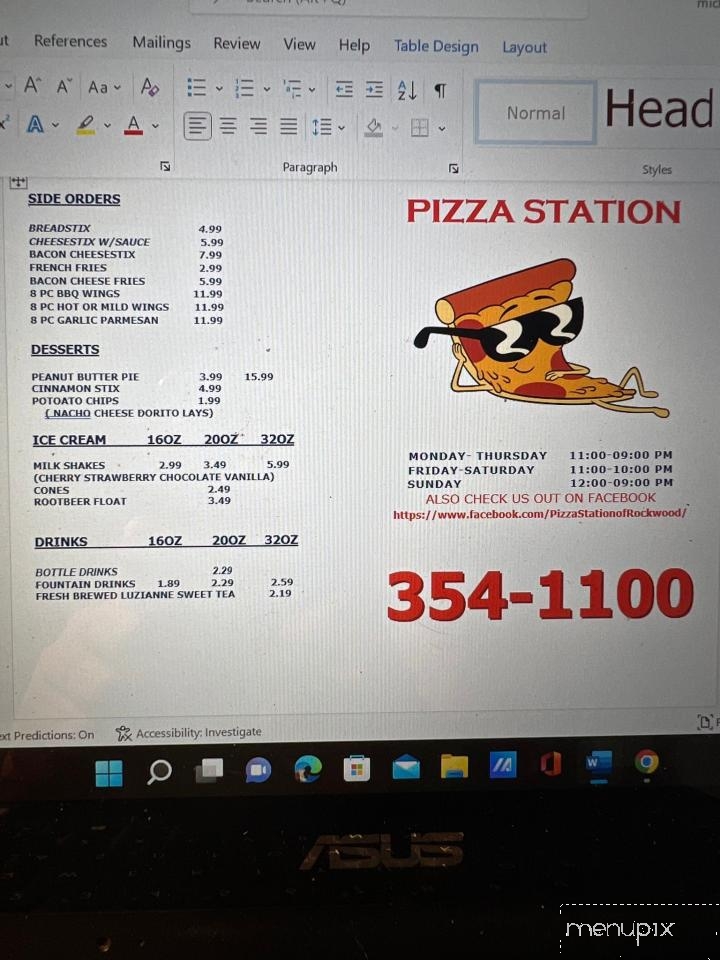 Pizza Station - Rockwood, TN