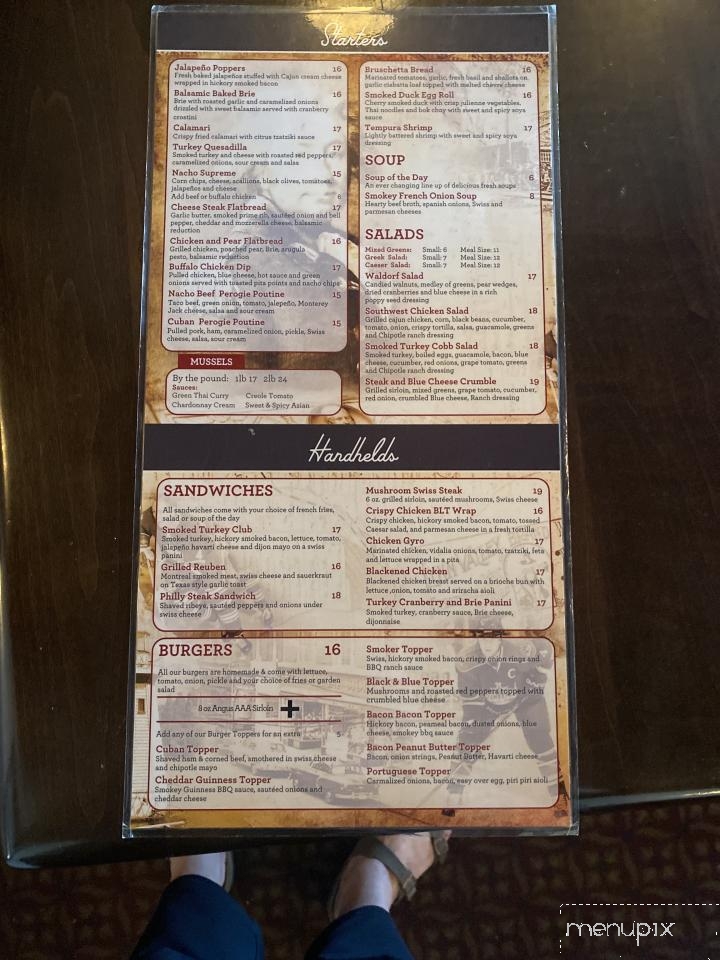 Simcoe Arms - Simcoe, ON menu_pic