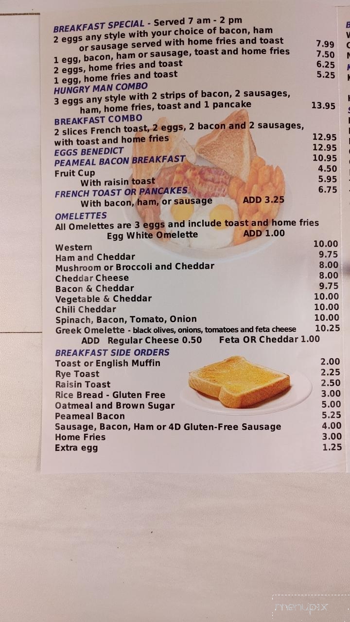 Rose's Kitchen - Essex, ON menu_pic