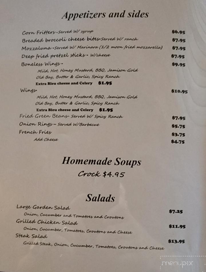 Jamison City Hotel - Benton, PA menu_pic