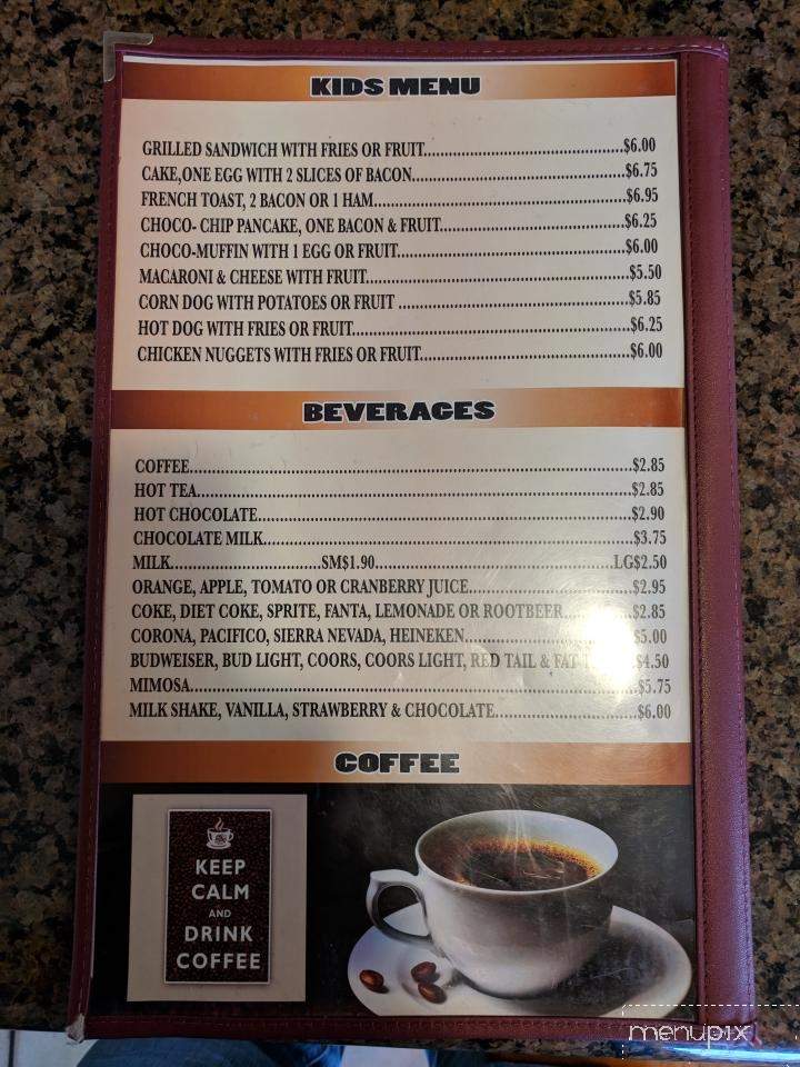 Jefferson Cafe - Napa, CA menu_pic