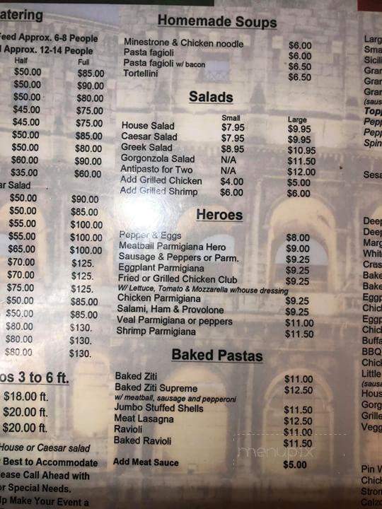 Little Joe's III - East Setauket, NY menu_pic