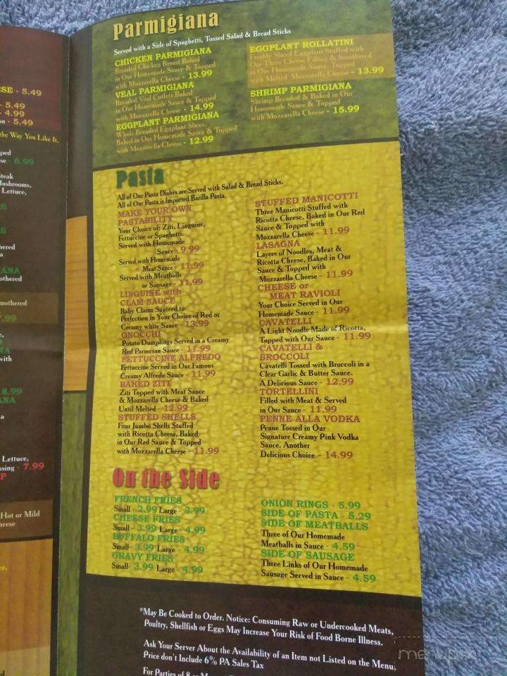 Luigi's Pizza & Hoagies - Olyphant, PA menu_pic