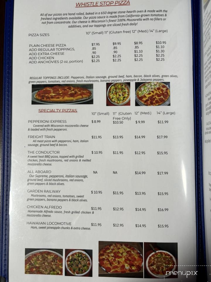 Whistle Stop - Baxter, TN menu_pic