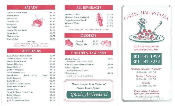 Carleo Italian Pizza - Emmitsburg, MD