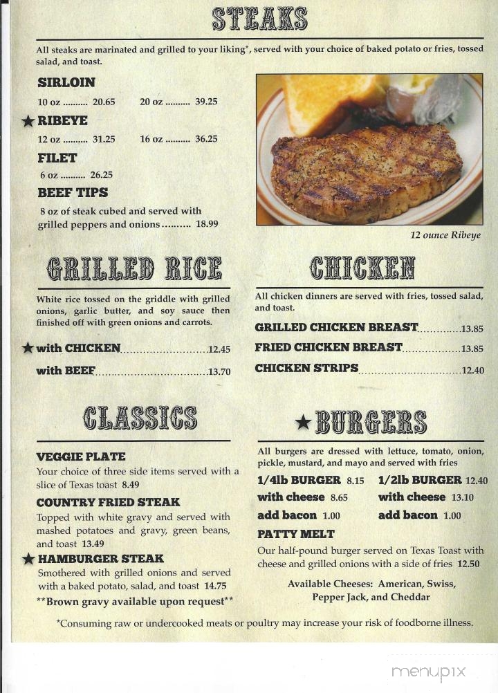Ropers Restaurant - Sherwood, AR menu_pic