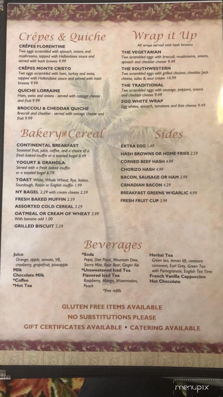 Castlewood Cafe - Utica, NY menu_pic