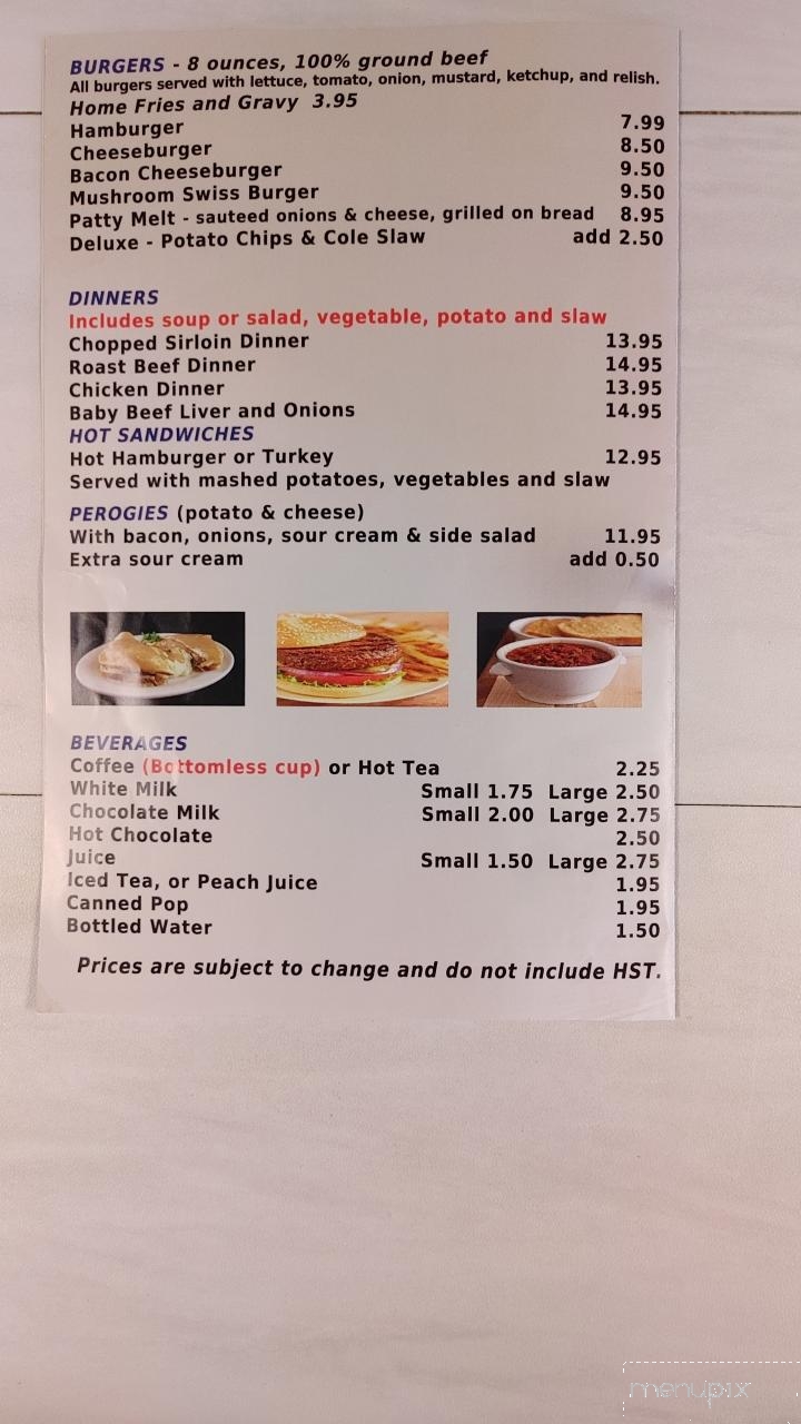Rose's Kitchen - Essex, ON menu_pic