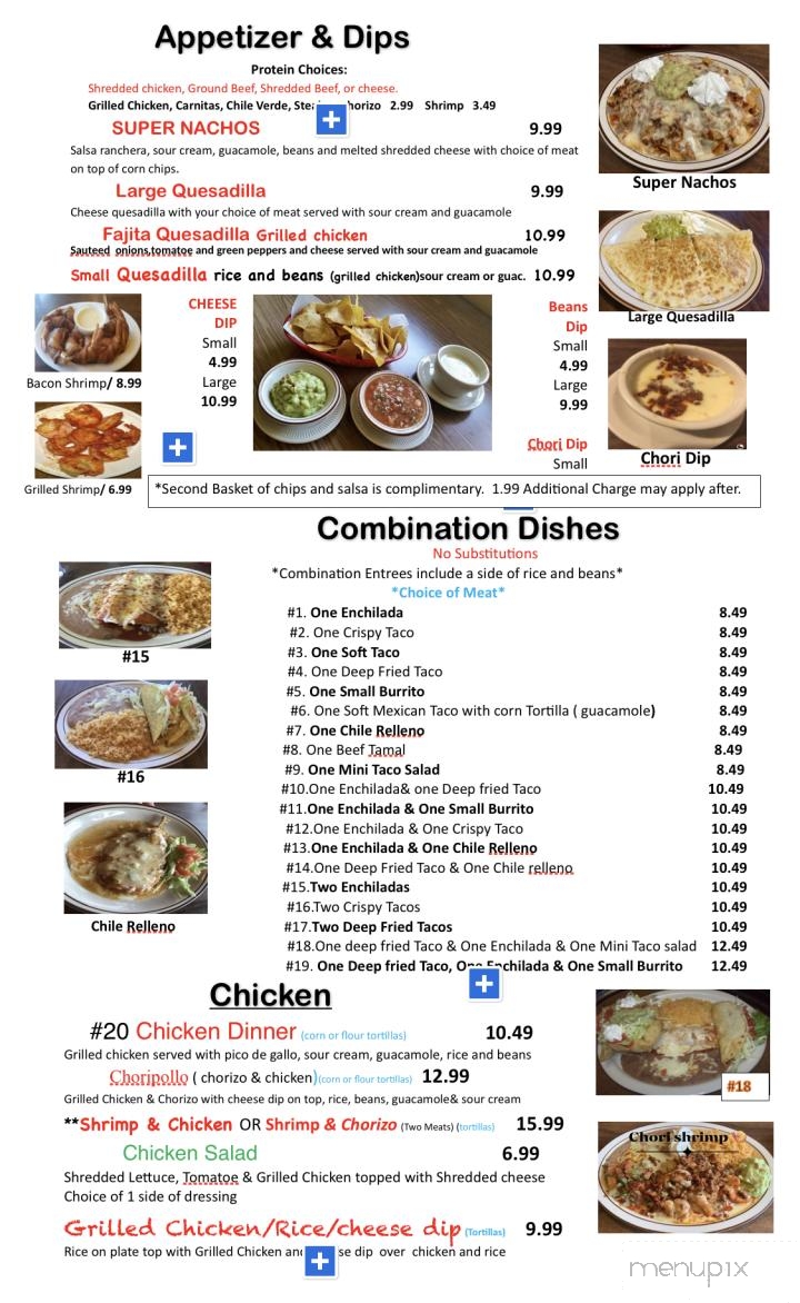 Tequila Restaurante & Cantina - Des Moines, IA menu_pic