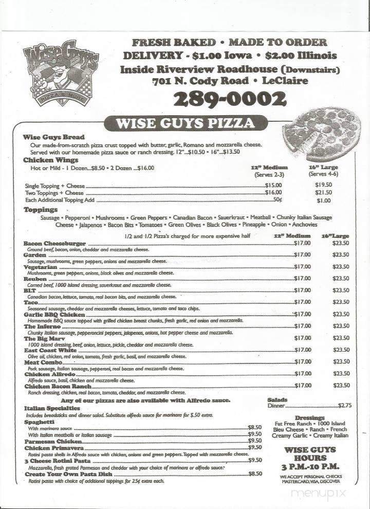 Wise Guys Pizza - Le Claire, IA