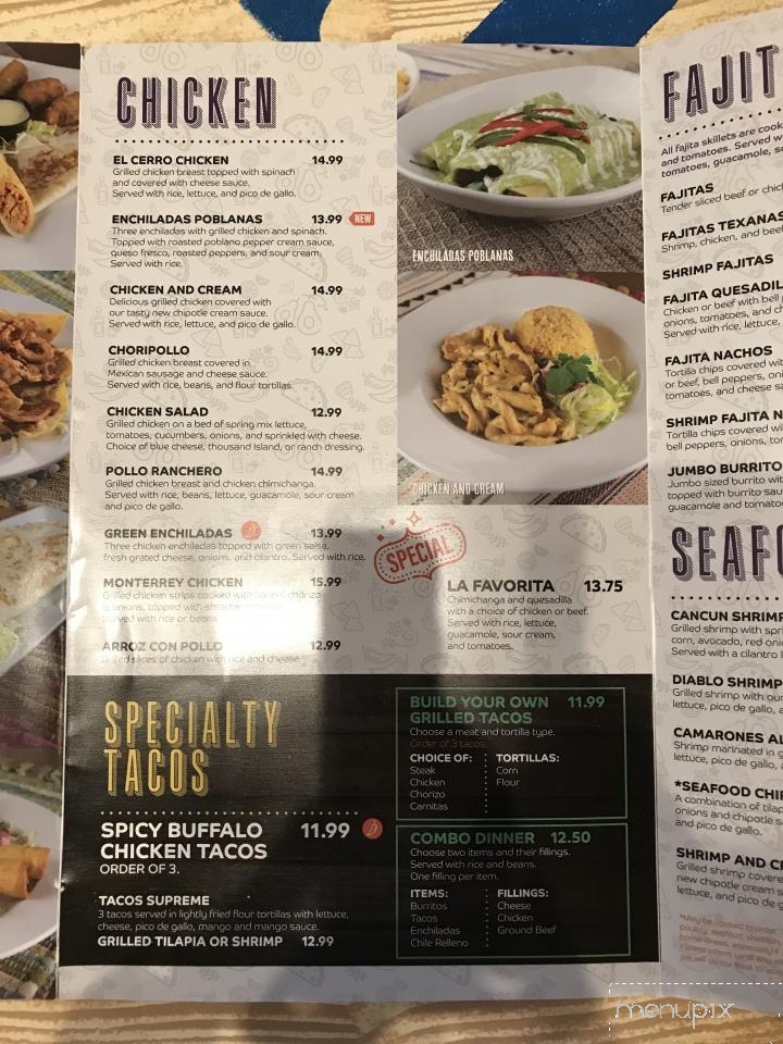 El Cerro Grande Of Georgetown - Georgetown, SC menu_pic