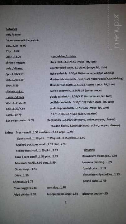 Little Howie's Burgers & Chick - Barnwell, SC menu_pic