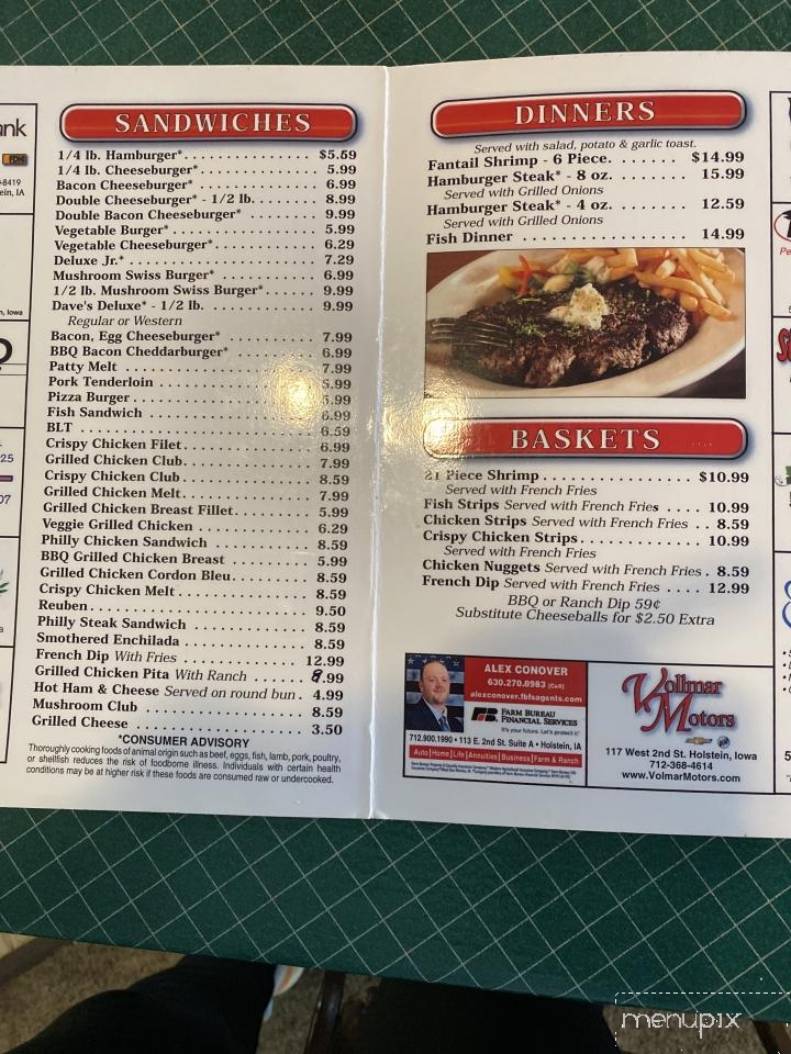 Midwest Deli & Grill Ltd - Holstein, IA menu_pic