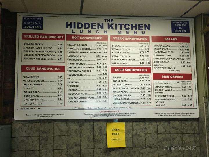 Hidden Kitchen - Boston, MA