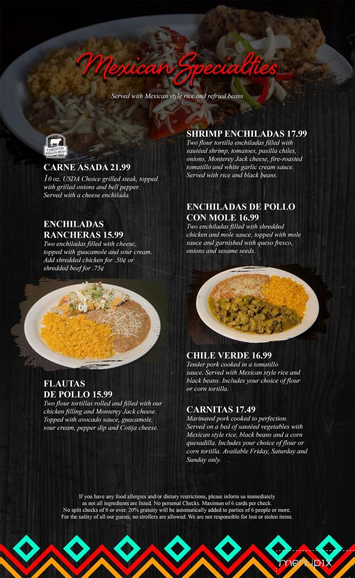 Elvira's Mexican Grill - Simi Valley, CA menu_pic
