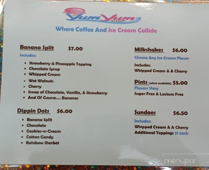 Yum Yum Shop - Murrells Inlet, SC menu_pic