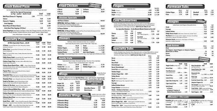 Eden Seafood Pizzeria - Eden, NY menu_pic