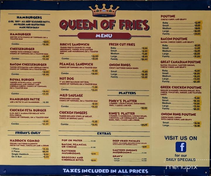 The Queen of Fries - Norland, ON