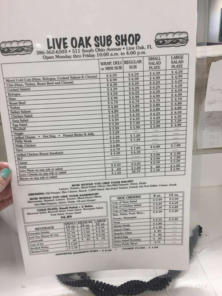 Live Oak Sub-Shop - Live Oak, FL