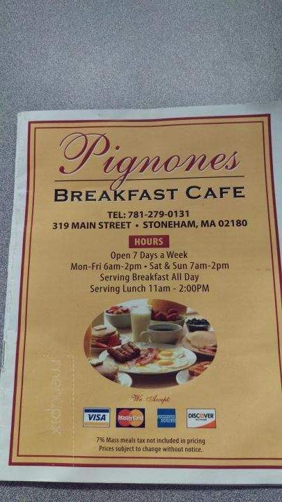 Pignone's Cafe - Stoneham, MA