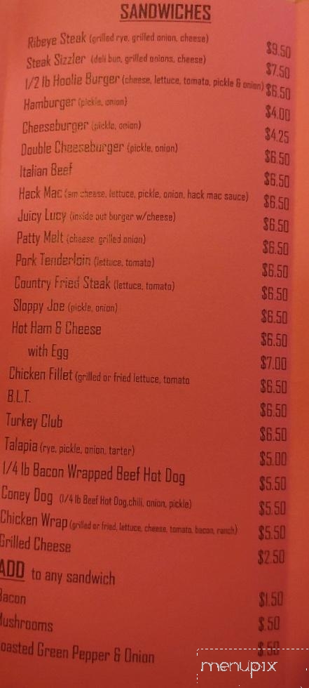 R J's Place - Hartford, IL menu_pic