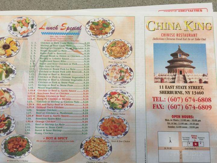 China King - Sherburne, NY