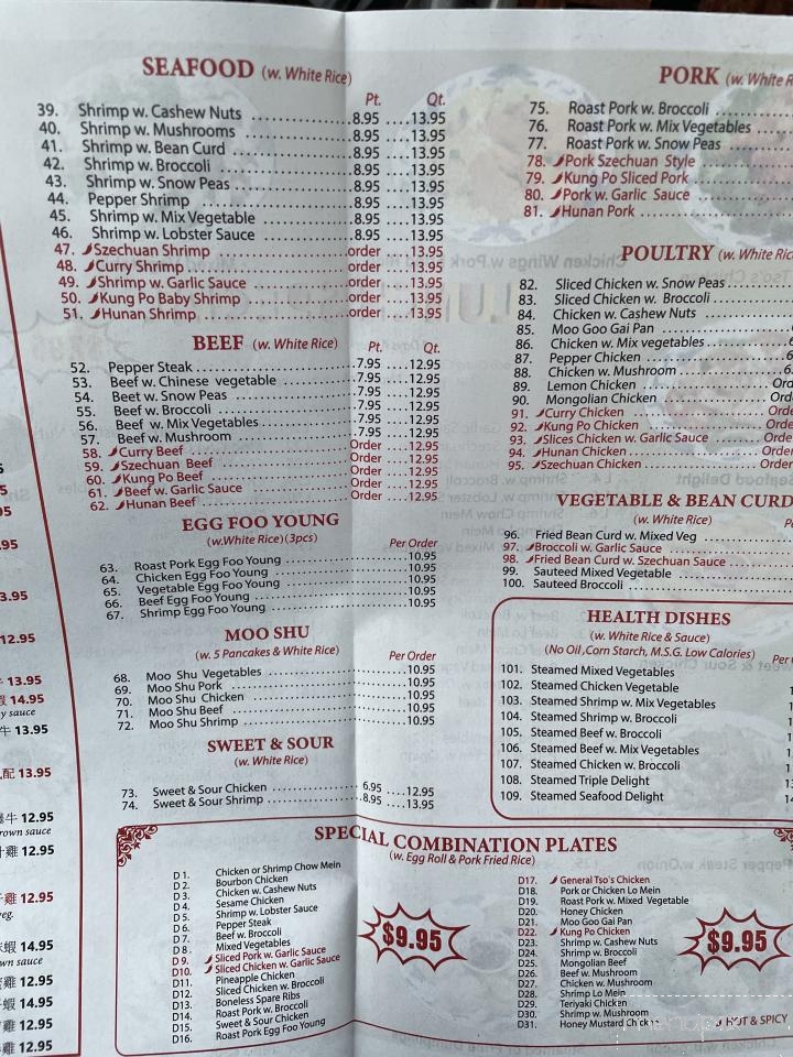 New China Restaurant - Cullman, AL menu_pic