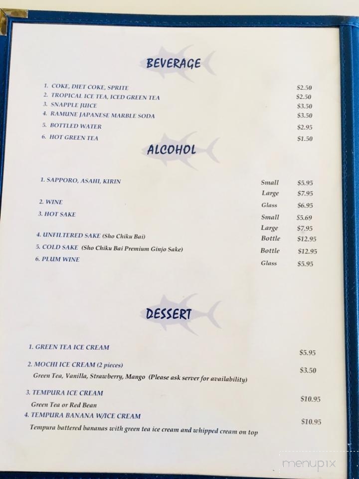Goleta Sushi House - Goleta, CA menu_pic