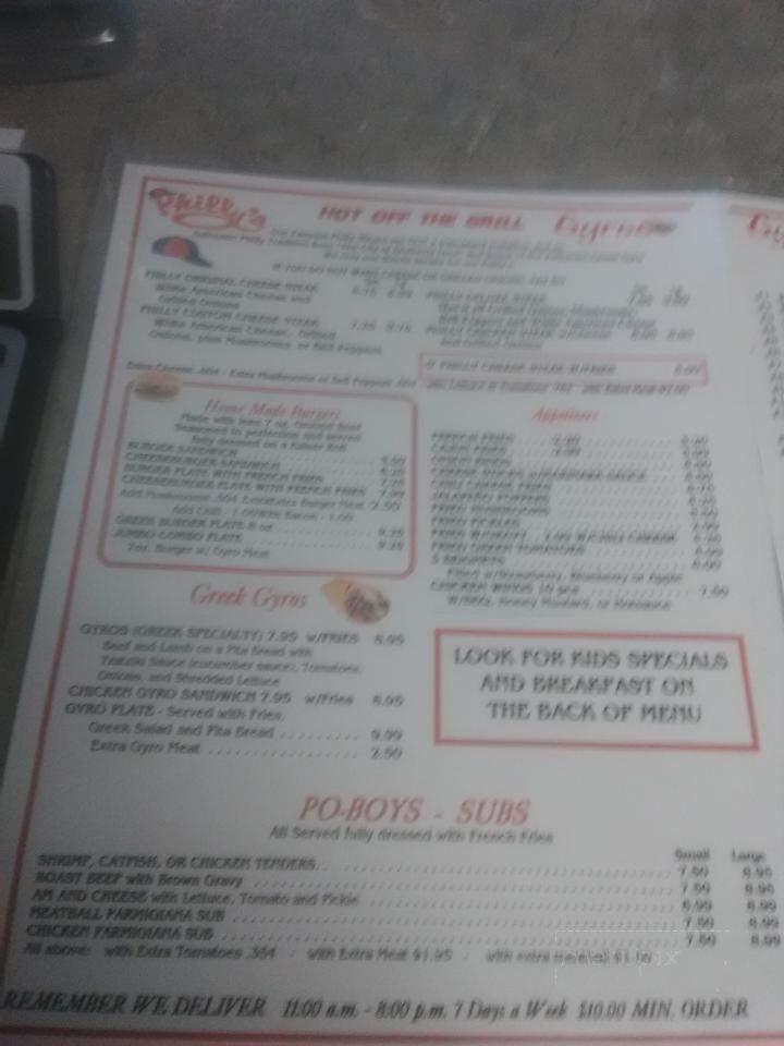 Nick's Gyros and Philly Cheese Steaks - Long Beach, MS menu_pic