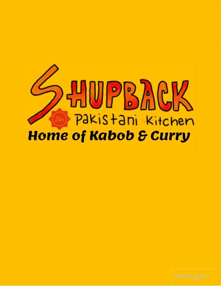 Shupback Pakistani Kitchen - Dover, DE menu_pic