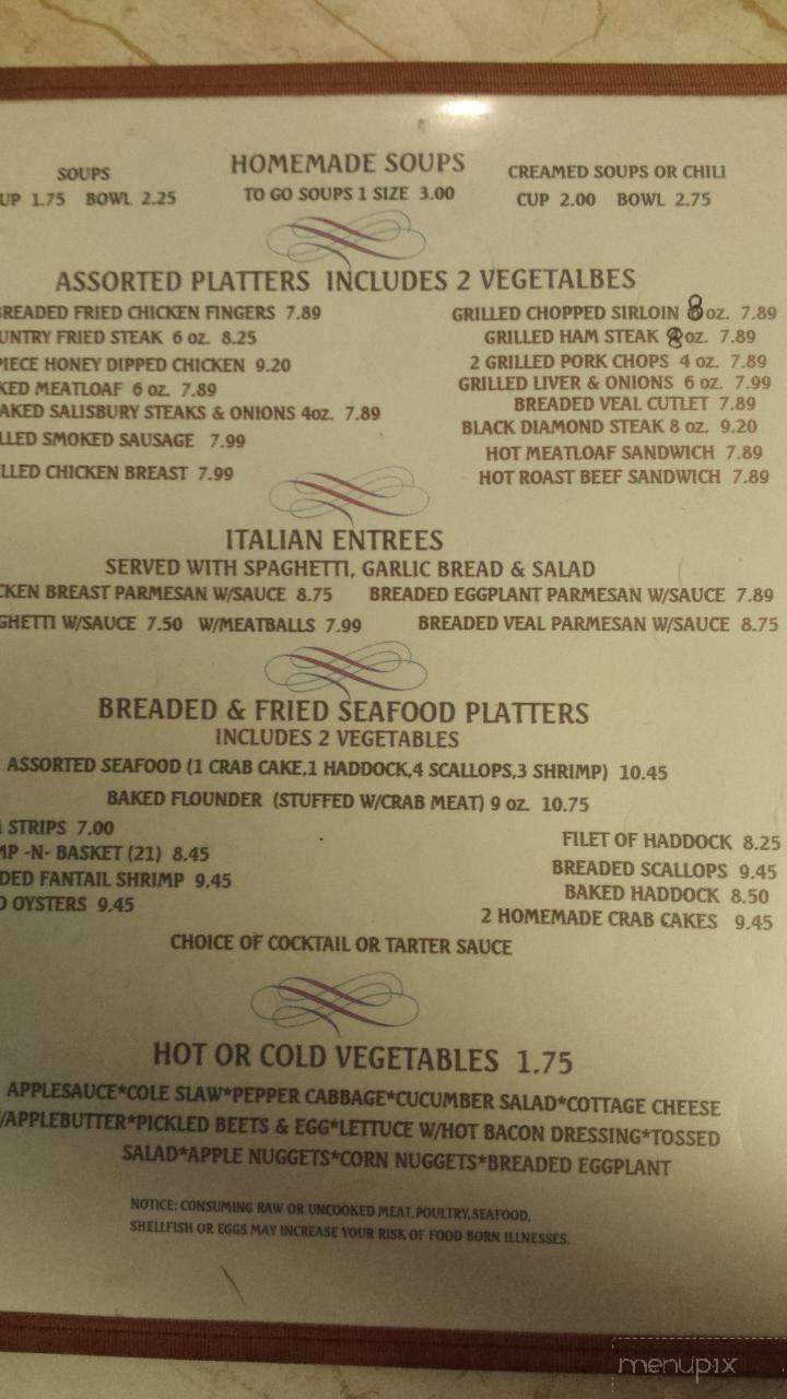 Hamburg Diner - Hamburg, PA menu_pic