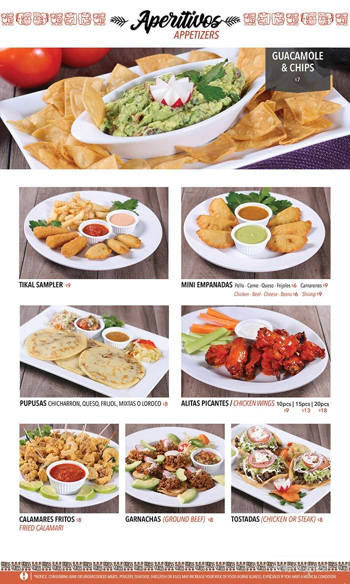 Tikal Restaurant and Lounge - Trenton, NJ menu_pic