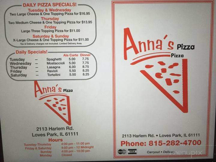 Anna's Pizza - Loves Park, IL