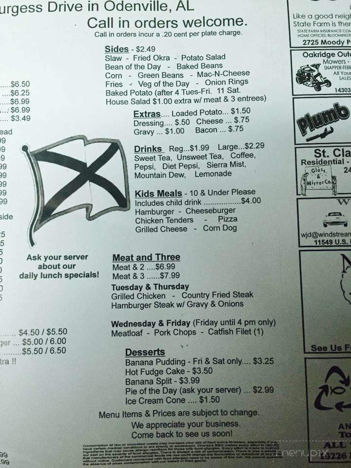 Heart of Dixie Grill - Odenville, AL menu_pic
