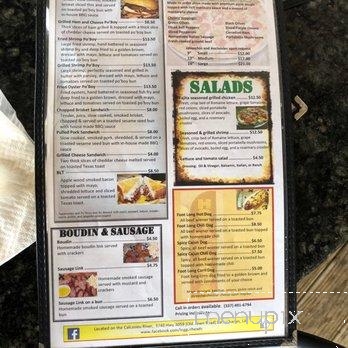 Loggerhead Bar - Lake Charles, LA menu_pic