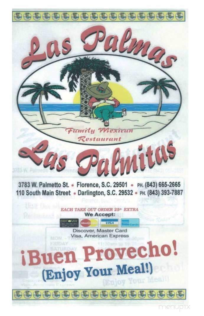 Las Palmas Family Mexican - Florence, SC menu_pic