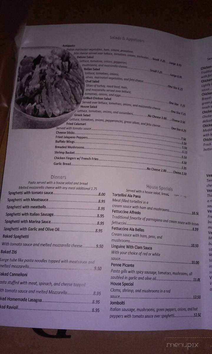 Bella Pizza - Ettrick, VA menu_pic