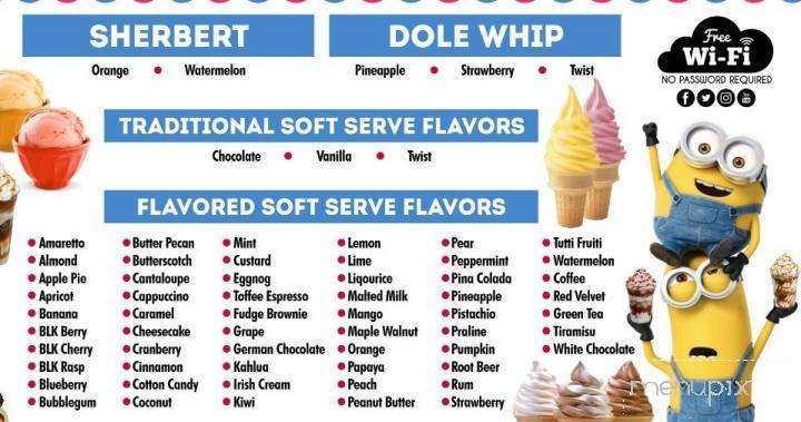 Sandy's Chill Spot Ice Cream Bellingham - Bellingham, MA menu_pic