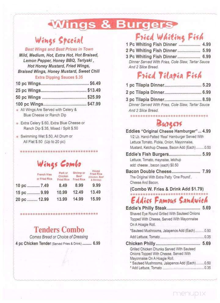Eddie's 2 Go - Stockbridge, GA menu_pic