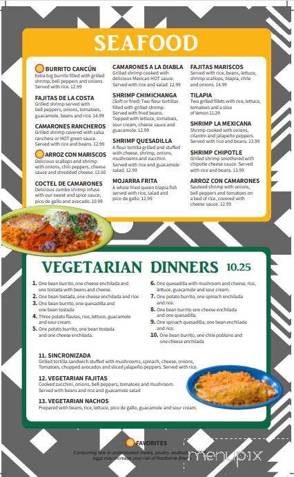 Los Magueyes - Inverness, FL menu_pic