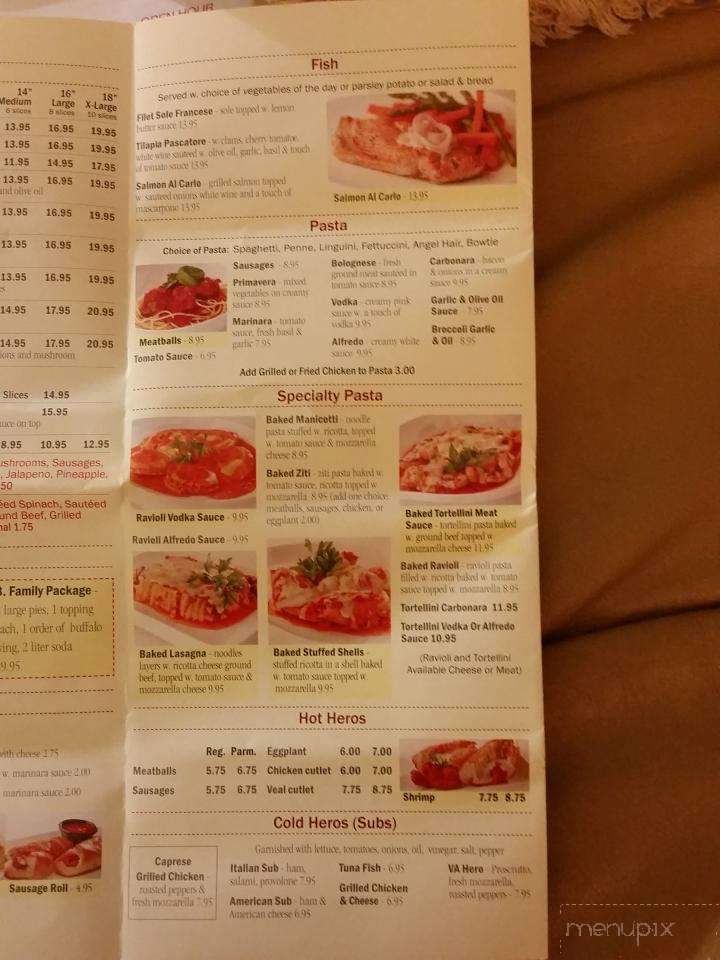 Vincent & Andrea Restaurant - Richmond Hill, NY menu_pic